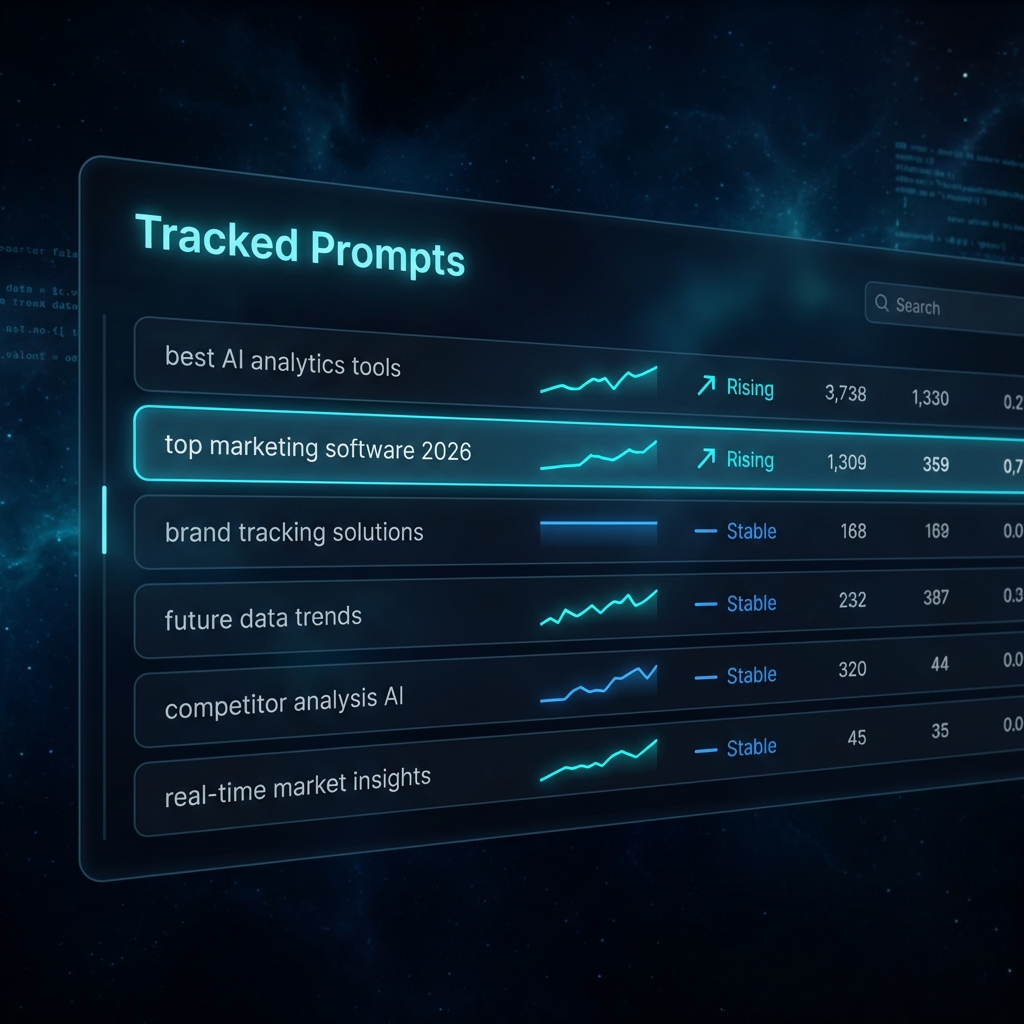 Prompt Tracking Interface
