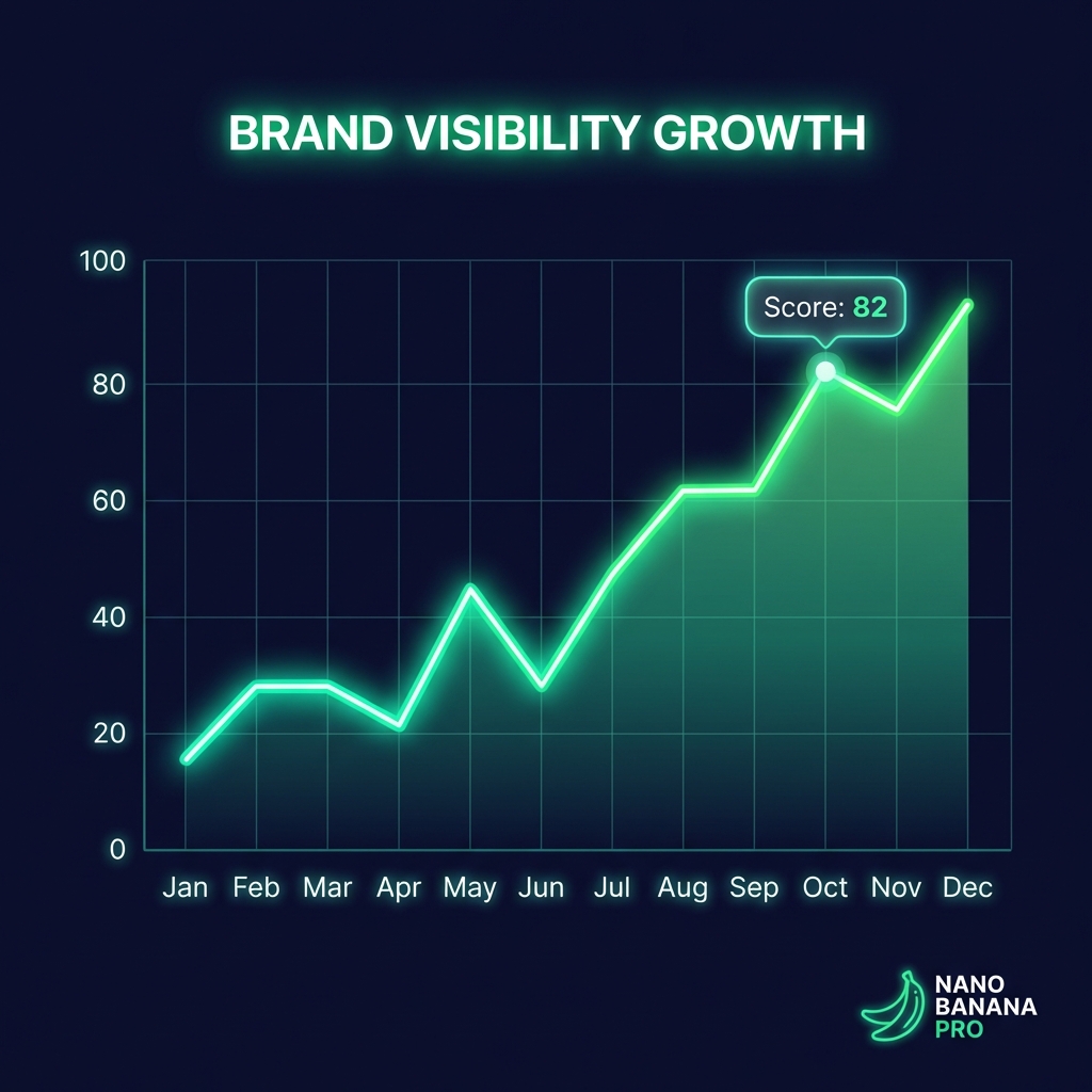 Visibility Trend Analysis Chart